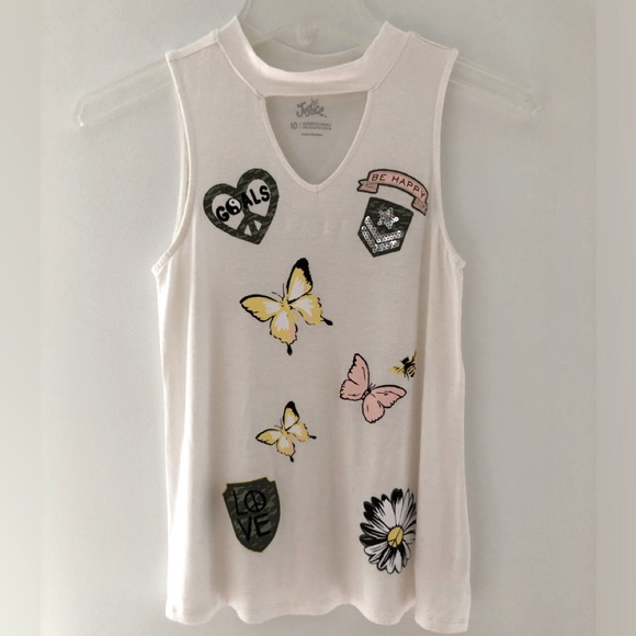 Justice girls tank top size 10 - Picture 1 of 8